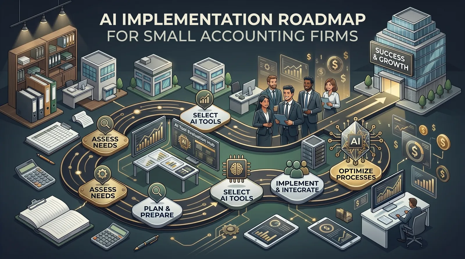 AI Implementation Roadmap for Small Business Under $10K